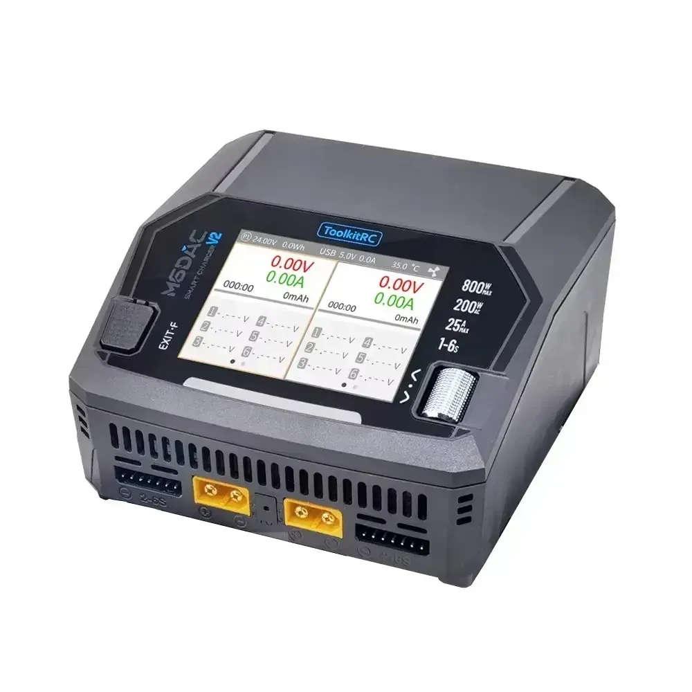 Зарядний пристрій ToolkitRC M6DAC V2 + Блок живлення (DC 700W / AC 220W)