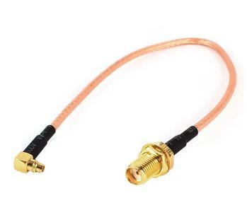 Пігтейл 10см MMCX-M90 кутовий на SMA-1