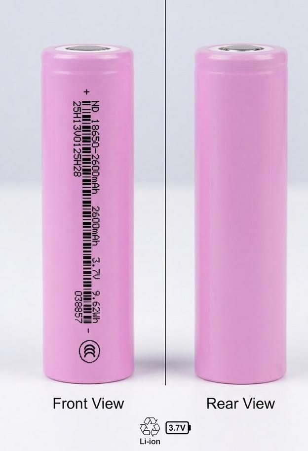 Акумулятор Li-ion 18650 2600mAh 3.7V (9.62Wh)-0