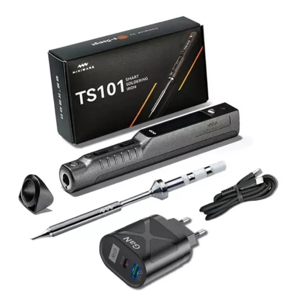 Програмований електричний паяльник Miniware TS101 65 Вт (жало TS-BC2)