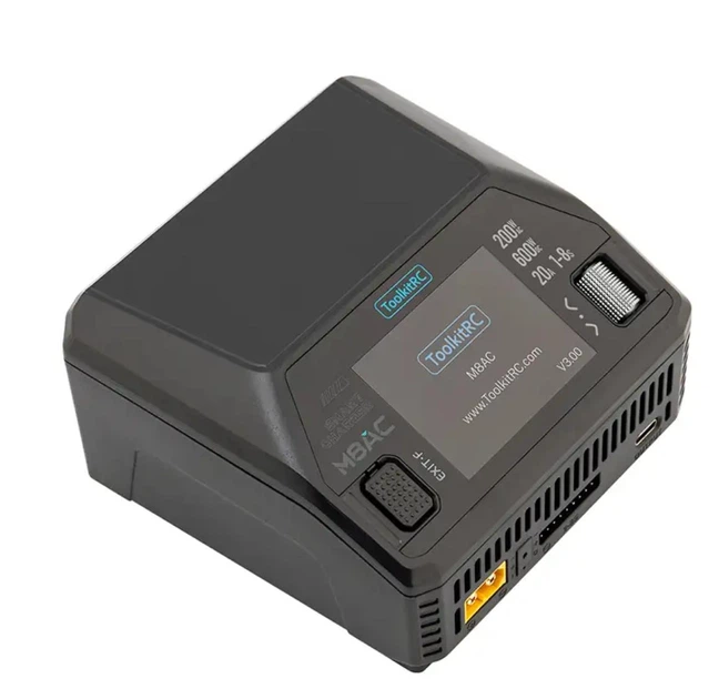 Зарядний пристрій ToolkitRC M8AC з блоком живлення 200W/600W 20A-1