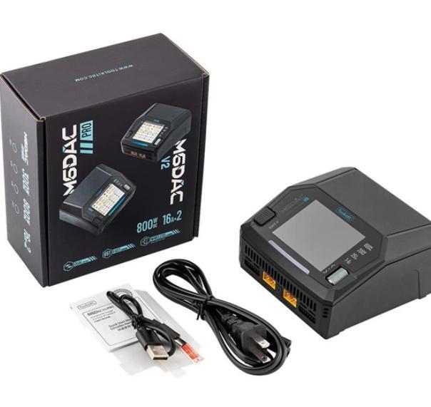 Зарядний пристрій ToolkitRC M6DAC V2 + Блок живлення (DC 700W / AC 220W)-1