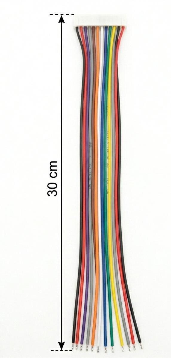 Роз'єм XH2.54 12pin з дротами 30 см