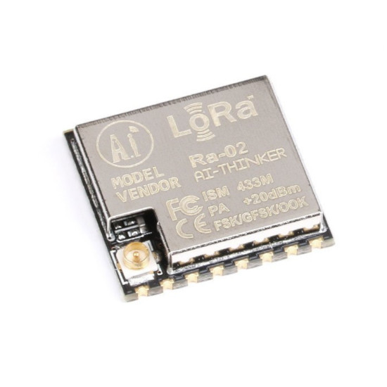 Бездротовий трансівер LoRa Ra-02 на чіпі SX1278 (410-525МГц)